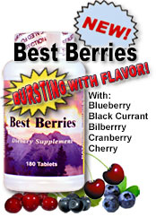 Hillestad Best Berries Nutritional Supplement